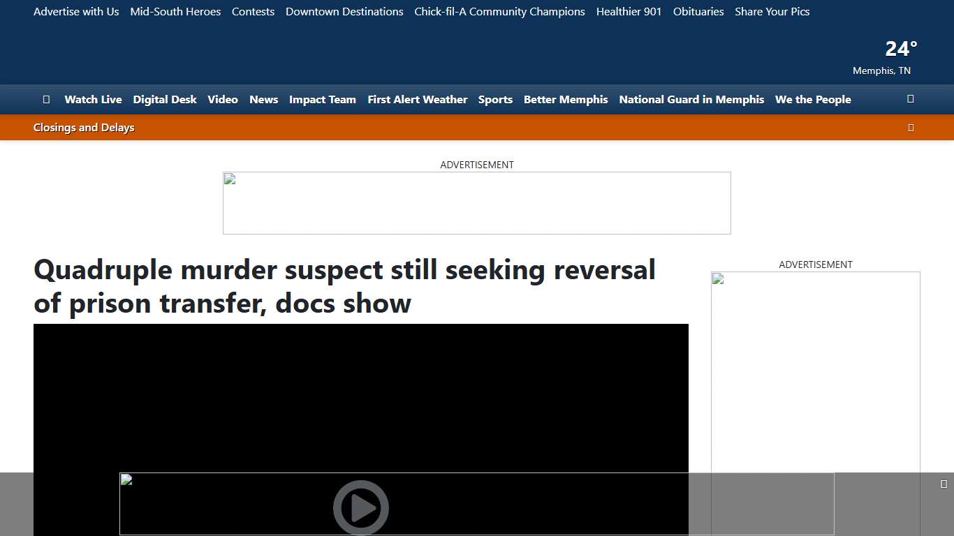 Quadruple murder suspect still seeking reversal of prison transfer, docs show